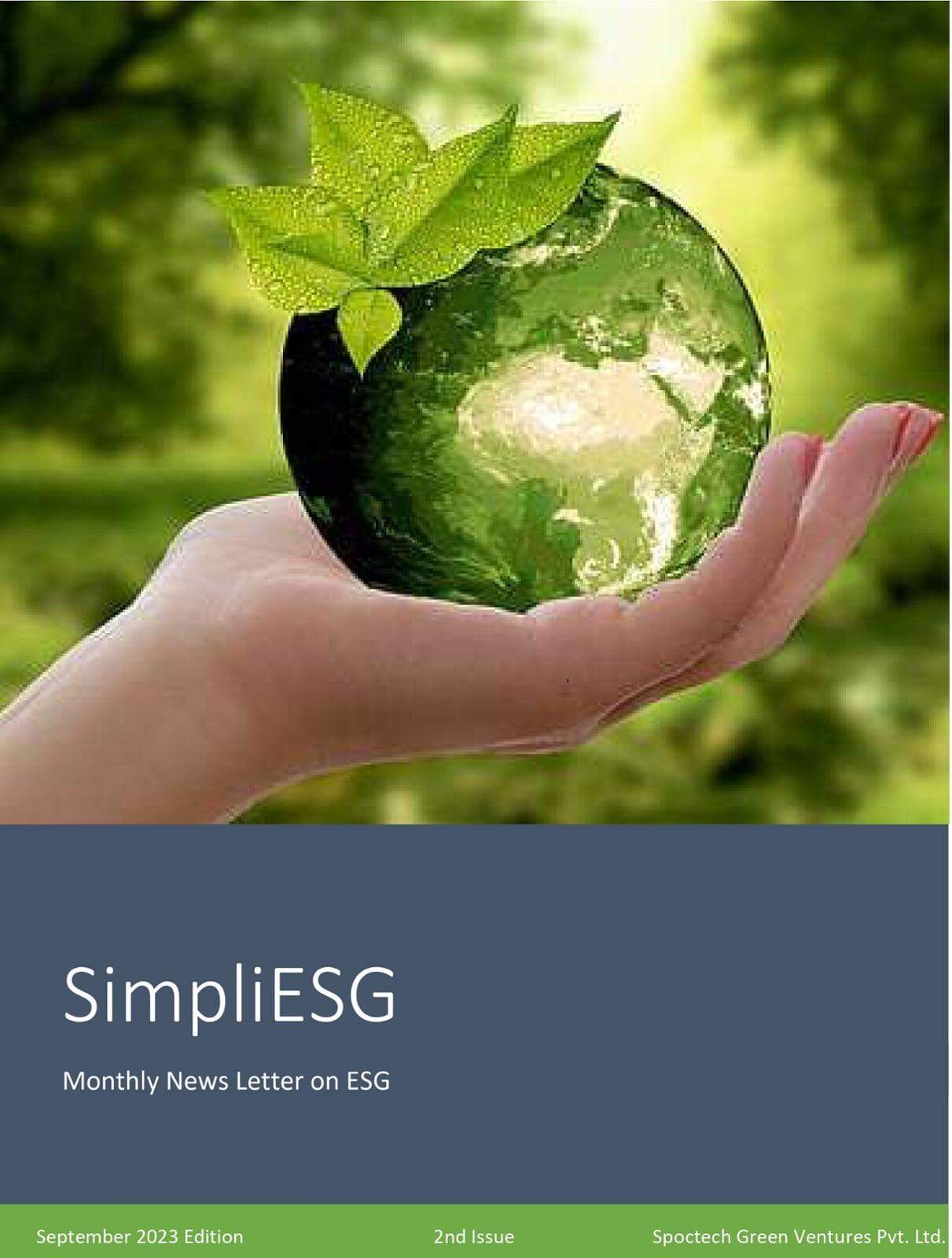 SimpliESG Magazine September 2023 – ESG evaluation of India’s steel and cement industries